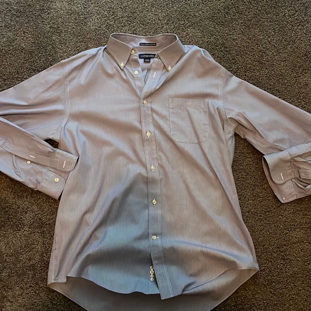 Land’s End Mens dress shirt 16